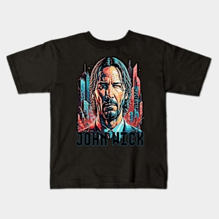 John Wick (Lone Hitman) Kids T-Shirt